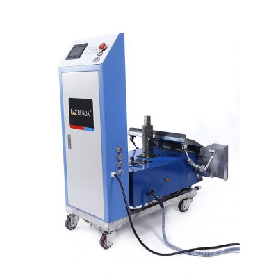 one person operate available touch screen Wall automatic plastering machine